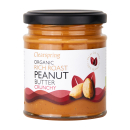 Erdnussmus (lange Röstung) Crunchy, BIO, Clearspring, 170g
